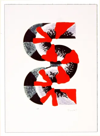 Litografia Sugai - Sans titre 