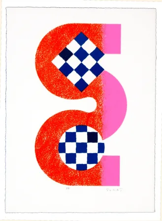 Litografia Sugai - Sans titre 
