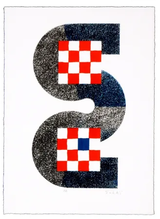 Litografia Sugai - Sans titre