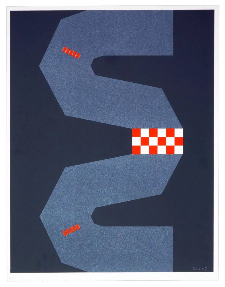 Litografia Sugai - Sans Titre