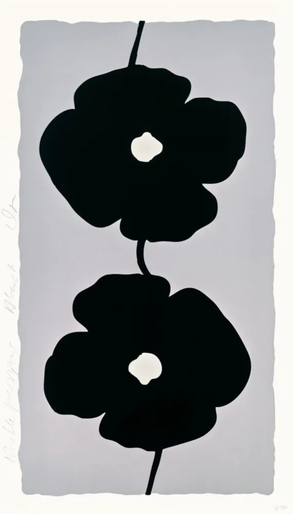 Multiplo Sultan - Double Poppies Black