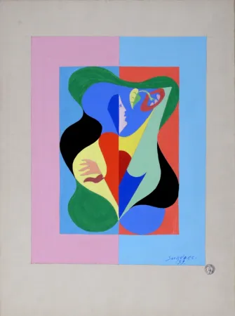 Pochoir Survage - Composition