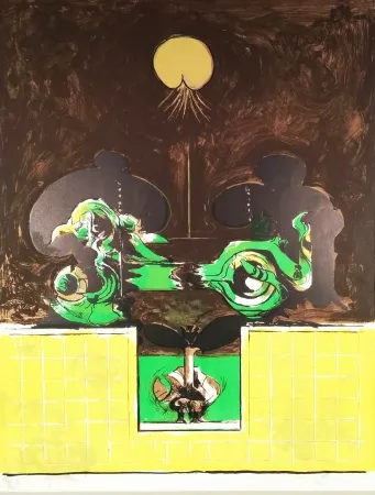 Litografia Sutherland - La Brèche