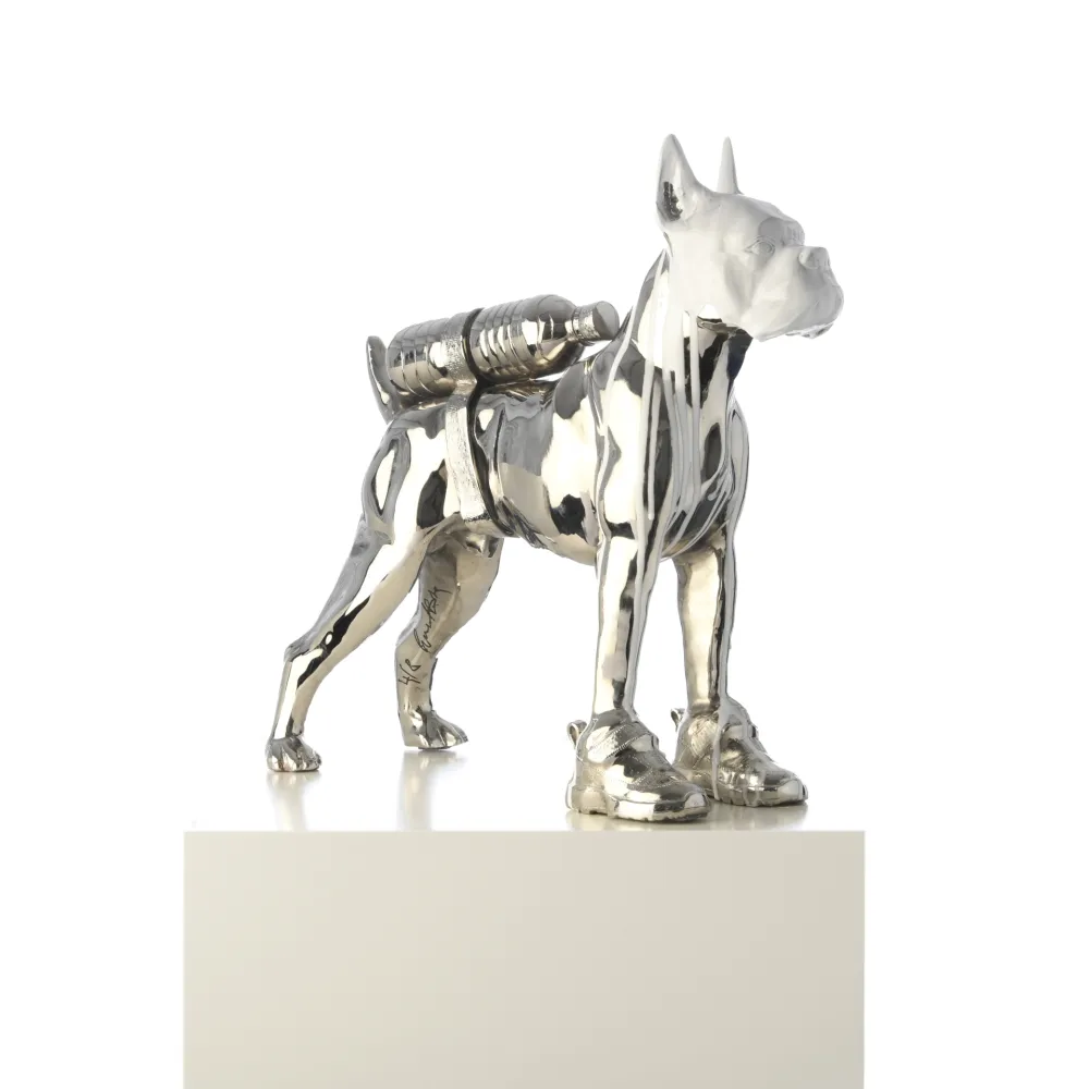 Multiplo Sweetlove - Cloned Bulldog with petbottle & shoes (white head)