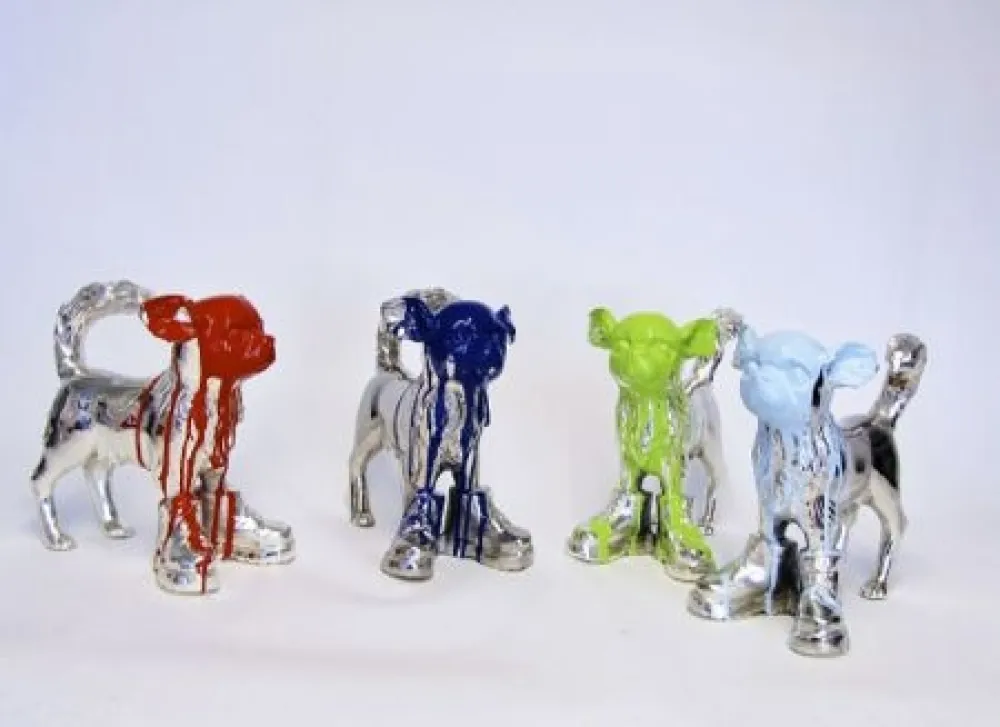 Multiplo Sweetlove - Cloned Silver plated Chihuahua