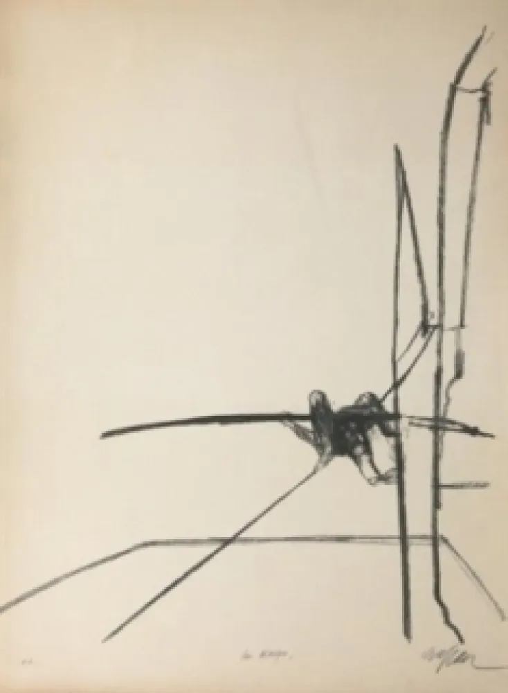 Litografia Szafran - Funambule