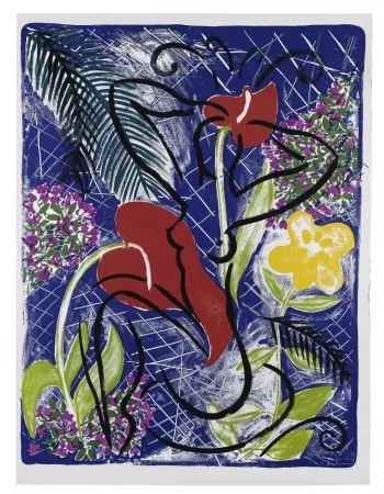 Serigrafia Szczesny - Red Flowers