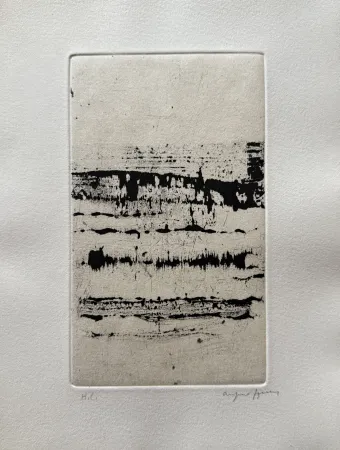 Acquaforte Szenes - Sans titre, 1976