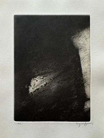 Acquaforte Szenes - Sans titre, 1976