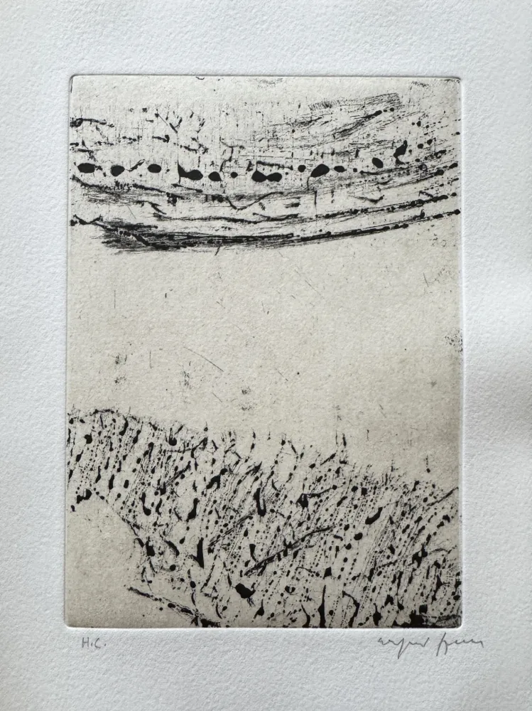 Acquaforte Szenes - Sans titre, 1976