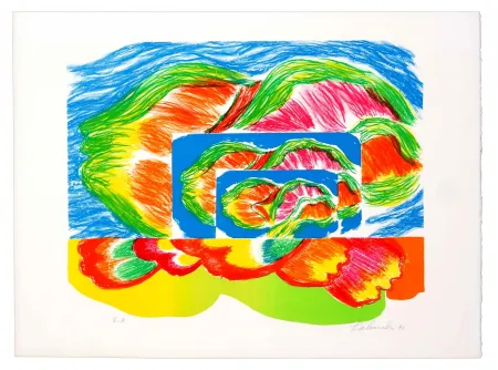 Litografia Tabuchi - Paysage II