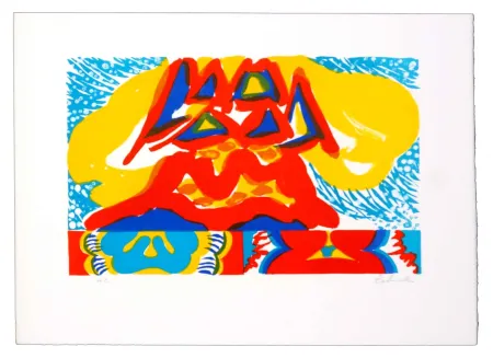 Litografia Tabuchi - Sans titre