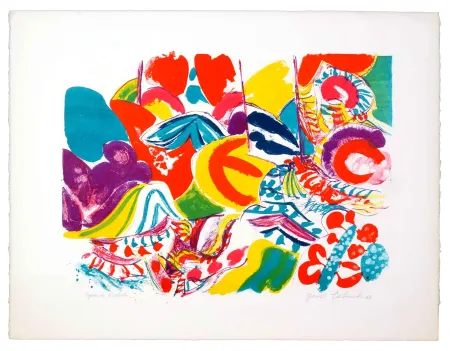 Litografia Tabuchi - Sans titre