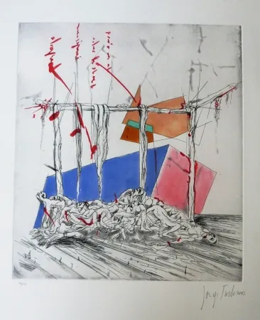 Acquaforte E Acquatinta Tacla - Amis et ennemis