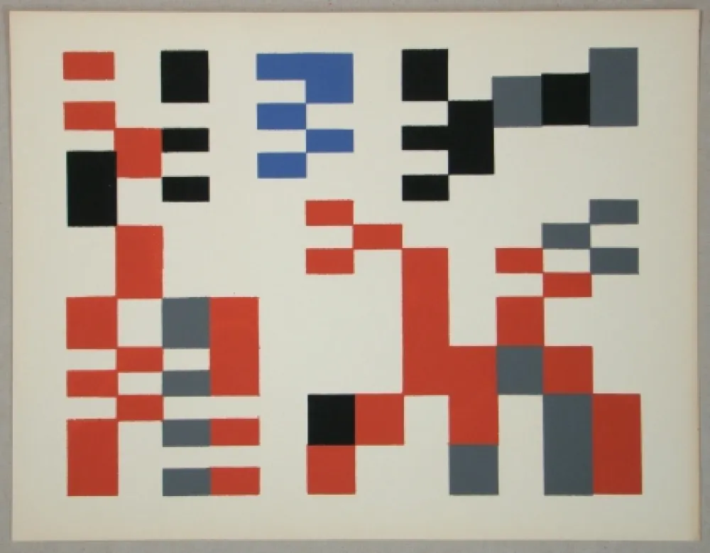 Serigrafia Taeuber-Arp - Composition Aubette - Relief 1927