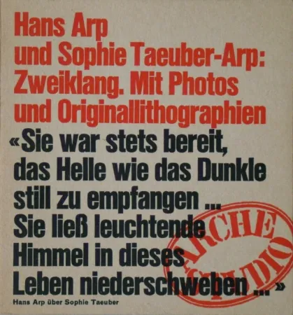 Libro Illustrato Taeuber-Arp - Zweiklang