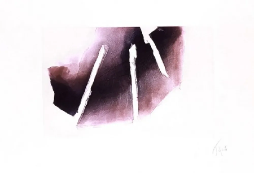 Acquatinta Tal Coat - Et la nuit vient