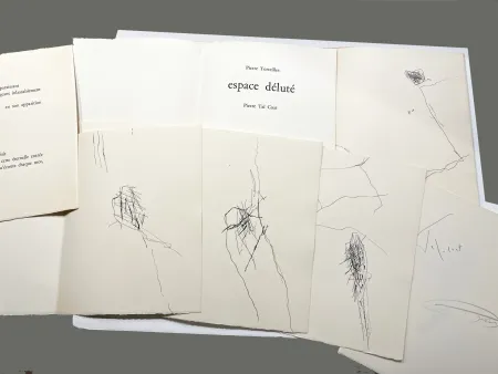 Libro Illustrato Tal Coat - Pierre Torreilles : ESPACE DÉLUTÉ. 7 gravures originales de Pierre Tal Coat.