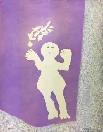 Incisione Tamayo - NIÑO CON PAJARO