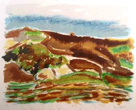 Litografia Tamburi - UNTITLED