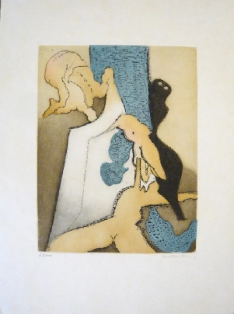 Acquaforte E Acquatinta Tanning - Composition 5