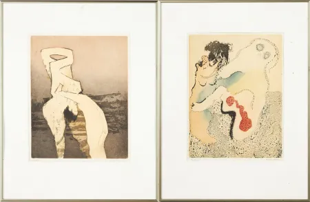 Acquaforte E Acquatinta Tanning - En chair et en or