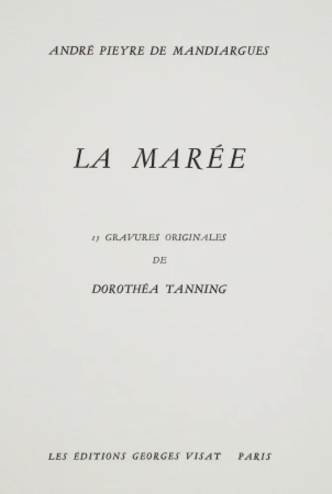 Libro Illustrato Tanning - La Marée