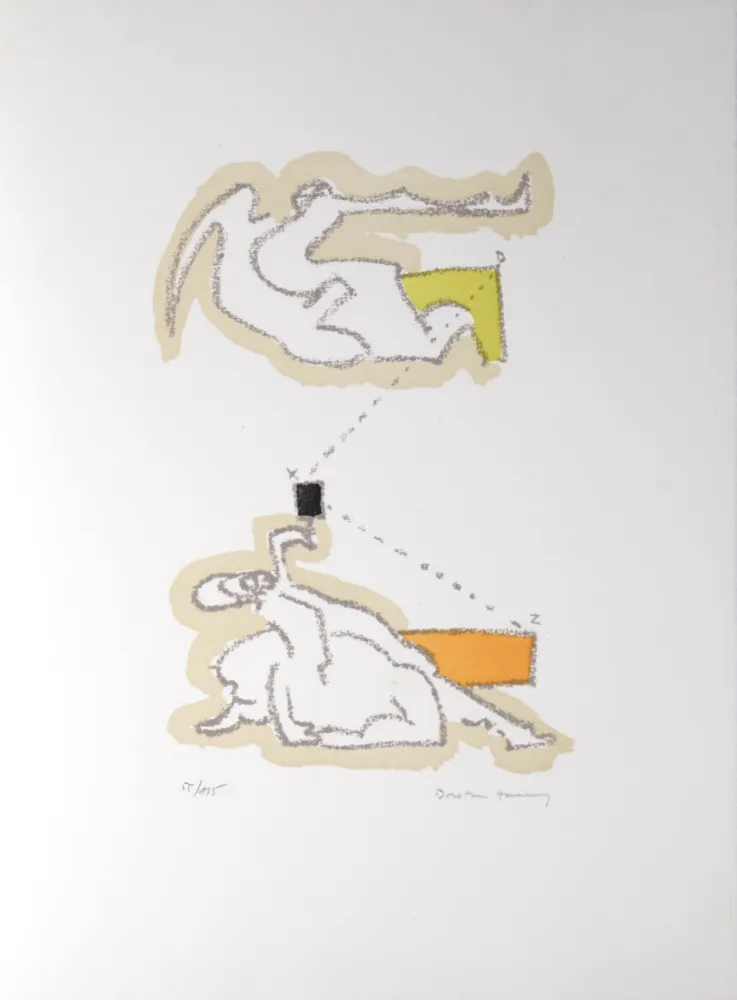 Litografia Tanning - Le geste, 1978 - Hand-signed