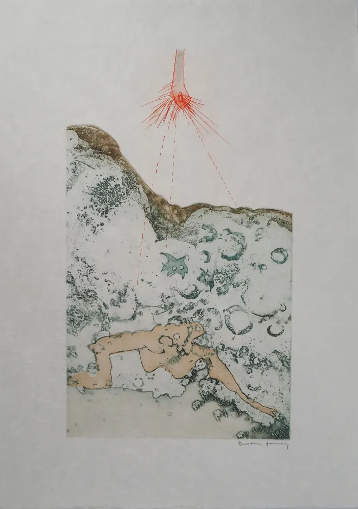 Incisione Tanning - Rayons du soleil,