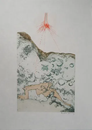 Incisione Tanning - Rayons du soleil,