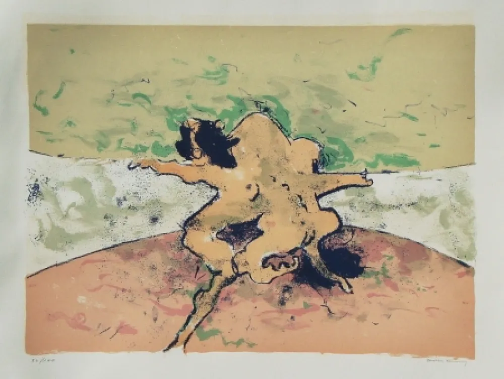 Litografia Tanning - Trouble in paradise