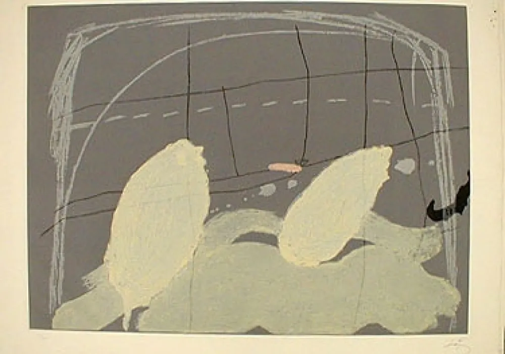 Acquaforte Tàpies - APARICIONS 5