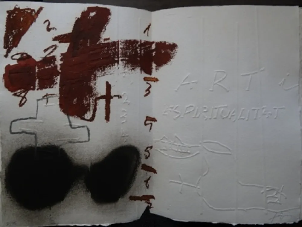 Libro Illustrato Tàpies - Art i espiritualitat