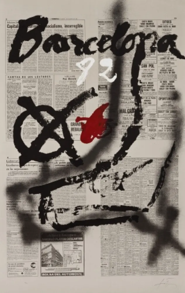 Litografia Tàpies - 