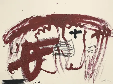 Acquaforte Tàpies - Carmí 6 (Karminrot 6) 