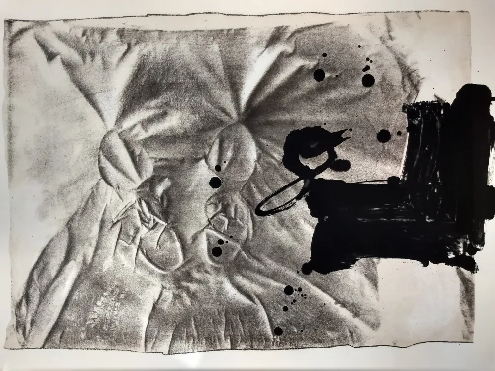 Litografia Tàpies - Chaussures sur chaise, from 