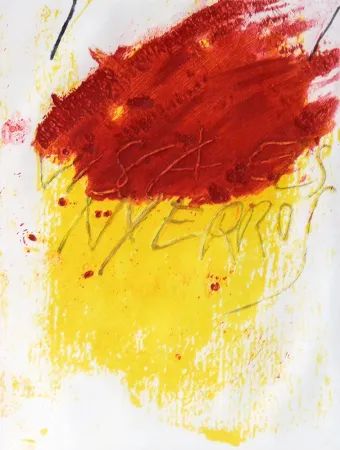 Incisione Tàpies - Clau 18