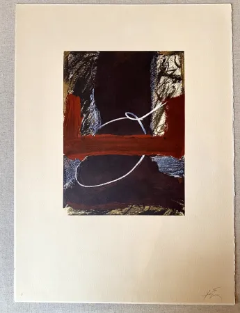 Litografia Tàpies - Clau 7