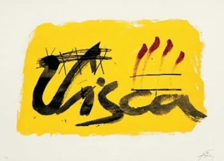 Litografia Tàpies - Clau 8