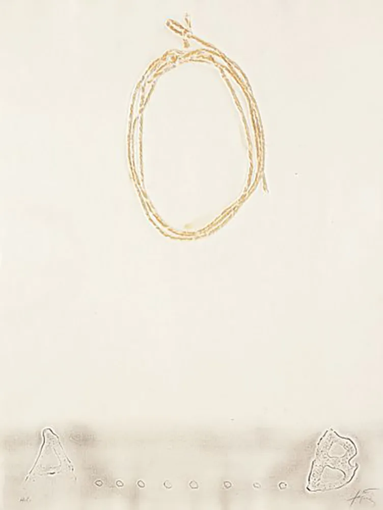 Incisione Tàpies - Cordill