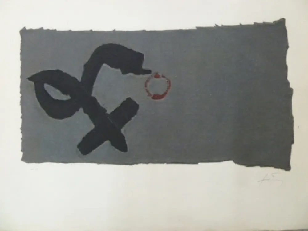 Acquaforte Tàpies - CREU DEFORMADA