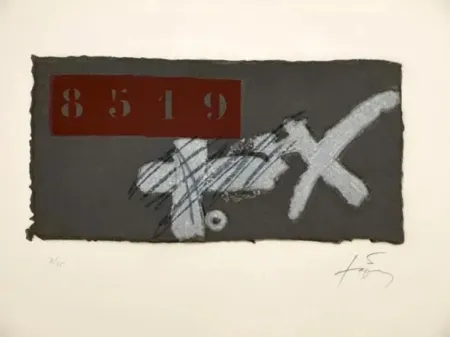 Acquaforte E Acquatinta Tàpies - Creu I Ics