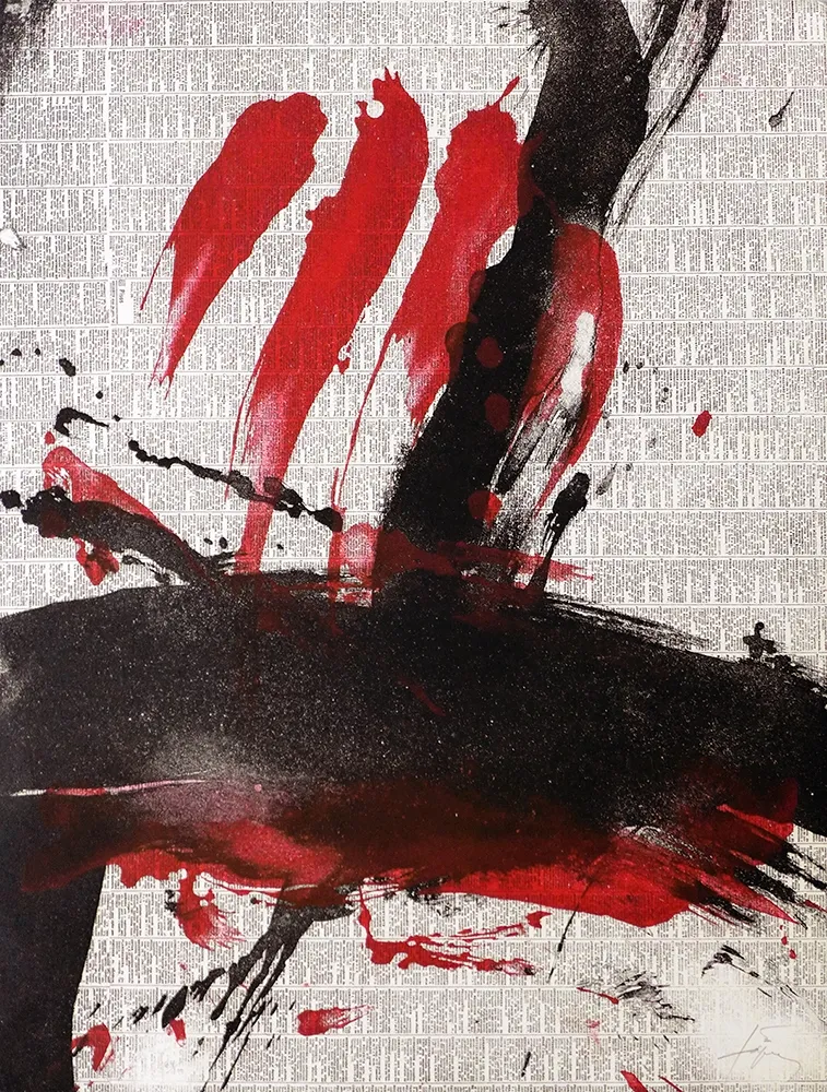 Acquaforte Tàpies - Damunt diari