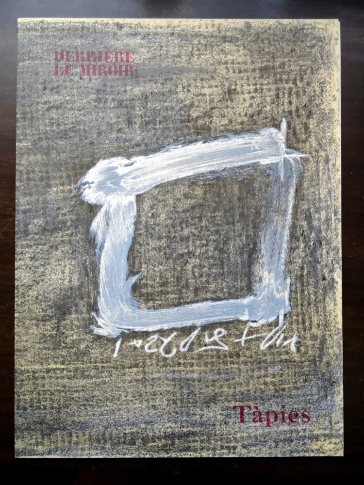 Libro Illustrato Tàpies - DERRIÈRE LE MIROIR N°234
