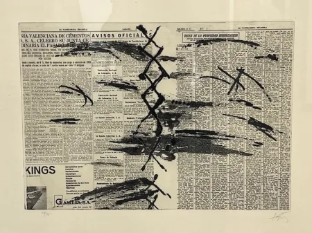 Acquaforte Tàpies - Diario en papel