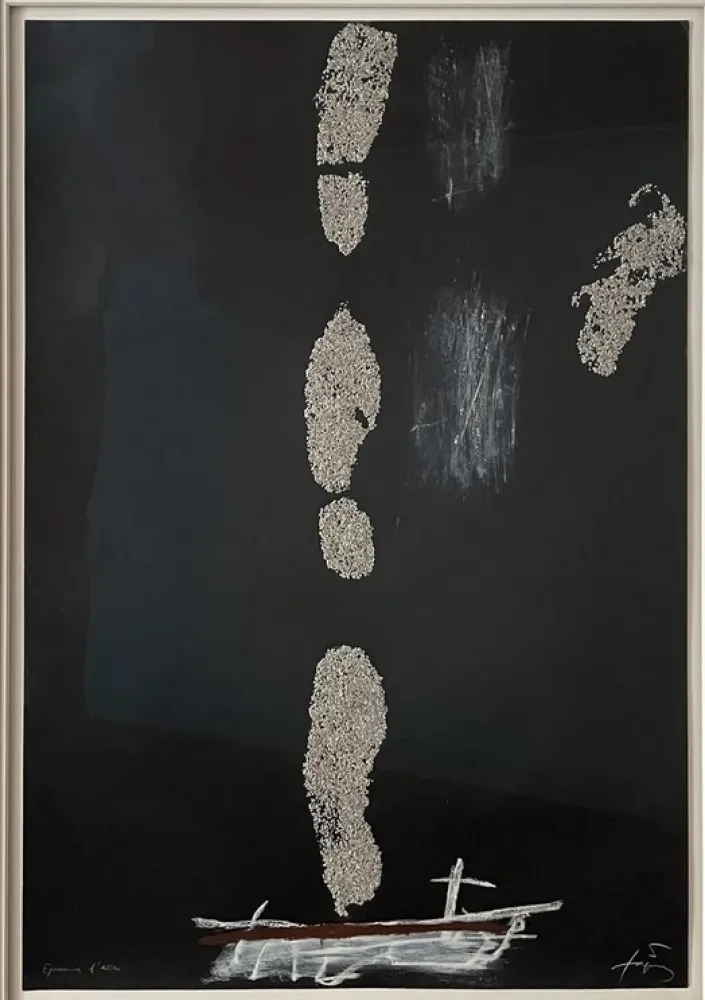 Acquaforte Tàpies - Empreintes de pas