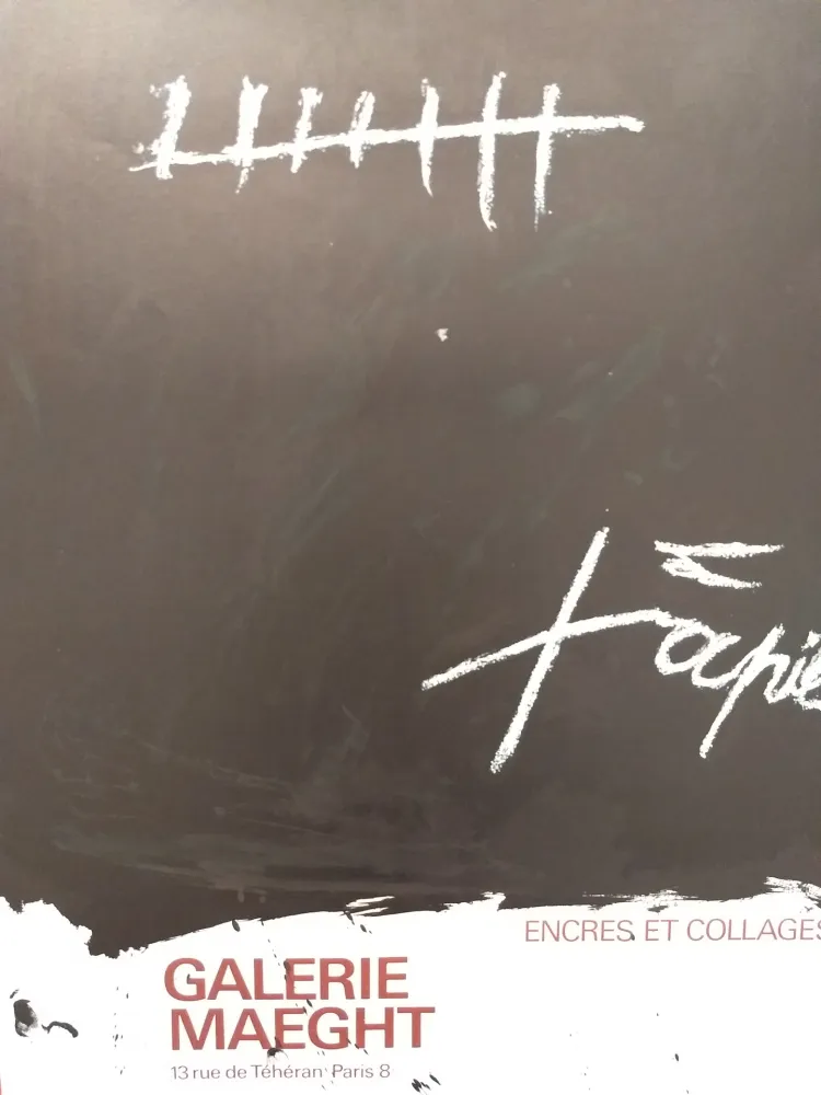 Manifesti Tàpies - Encres et collages