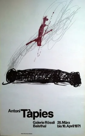 Manifesti Tàpies - GALERIE ROSSLI. 300 EJ. GALFETTI 247.