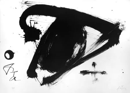 Litografia Tàpies - JO  BARCELONA 