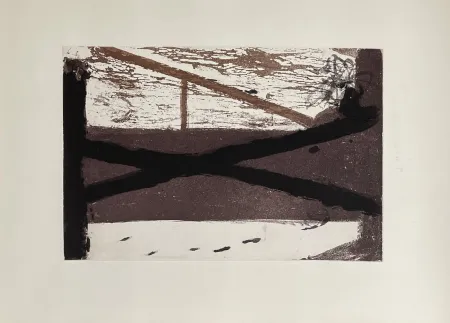 Incisione Tàpies - Le lit